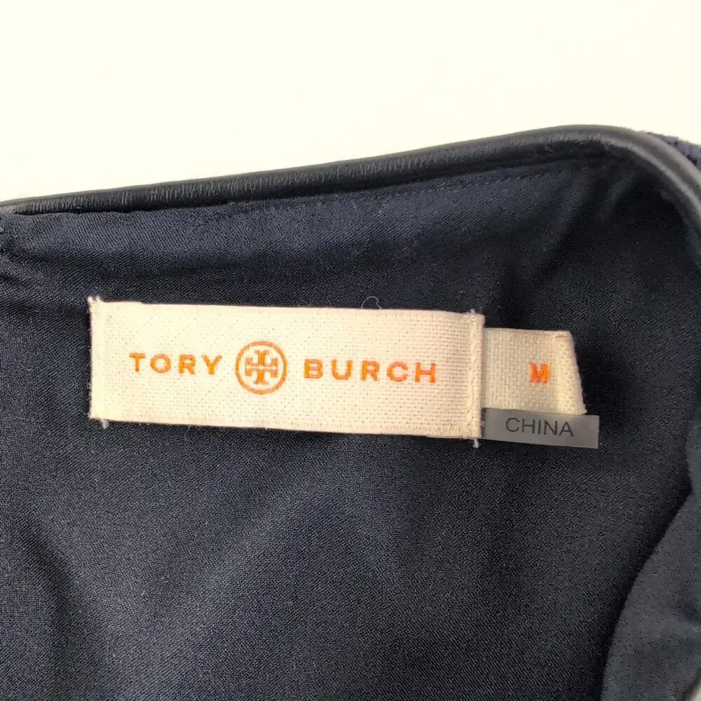 Tory Burch Natalee Ponte Wool Blend Sheath Dress MinimalistLuxe Tonal Women'sMed